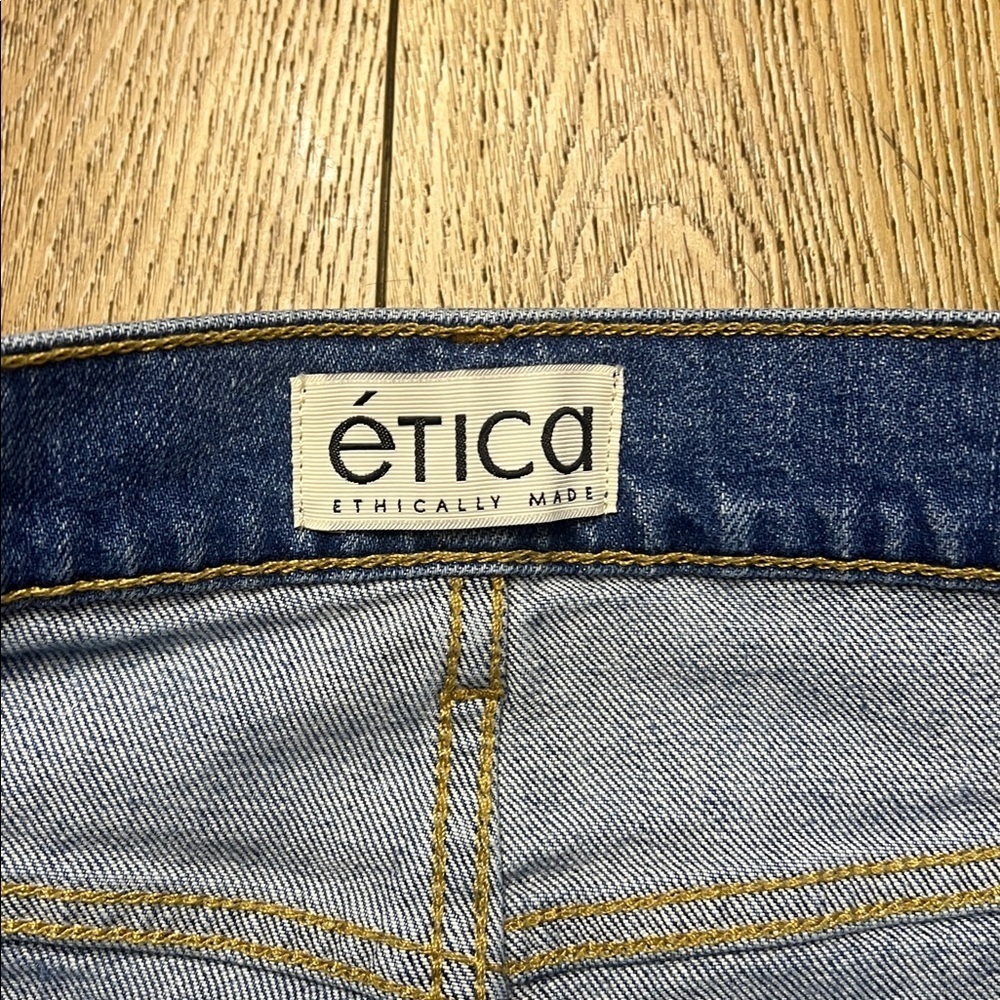 Etica Anya Modern Flare Jeans Size 24 - Picture 8 of 11